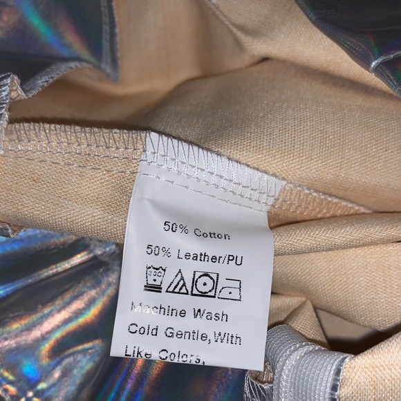 NWT shein zip back split hem pu leather sk… - Picture 14 of 15